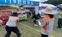 화천소방서, 토마토축제장 '119 안전체험교실' 큰 호응